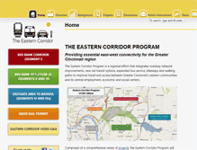Tablet Screenshot of easterncorridor.org